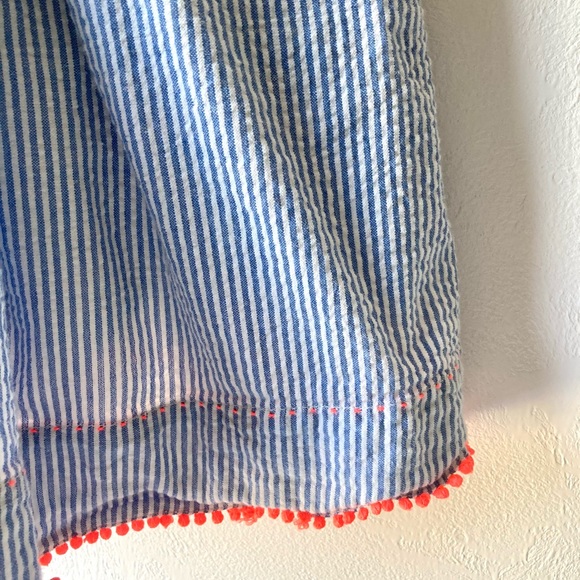 Mini Boden Seersucker Pinafore Dress Size 4-5 - Picture 7 of 12